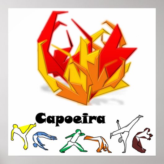 poster capoeira fogo (Voorkant)