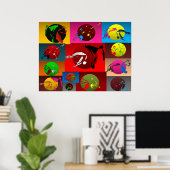 poster capoeira game sunset (Thuiskantoor)