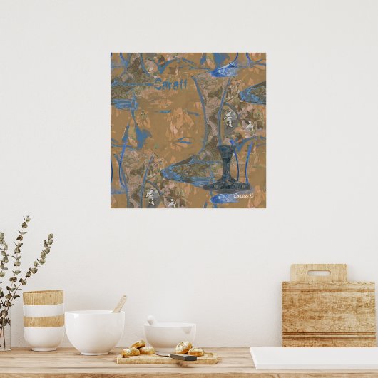 Poster Caraff (Keuken)
