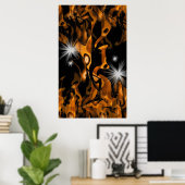 Poster Caramel World (Thuiskantoor)