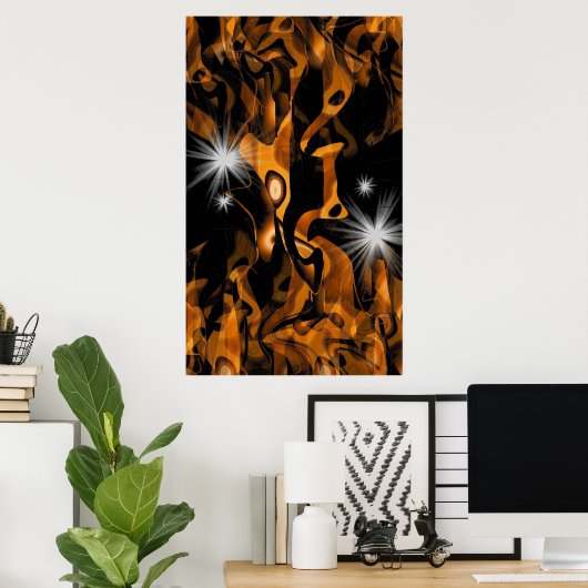 Poster Caramel World (Thuiskantoor)