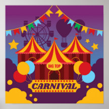 Poster - Carnaval Grote Circustent
