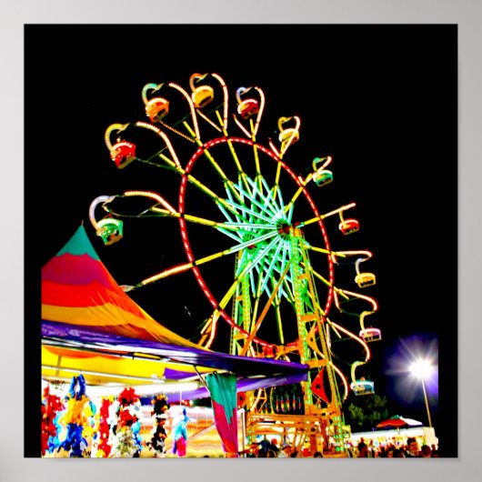 Poster-Carnival/Amusement Park Art-24 Poster (Voorkant)