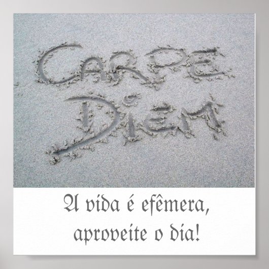 Poster Carpe Diem (Voorkant)