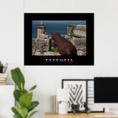 Poster Cartagena Colombia (Thuiskantoor)