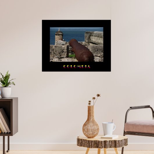 Poster Cartagena Colombia (Woonkamer 3)