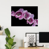 Poster, Cascade of Purple Tulips Poster (Thuiskantoor)
