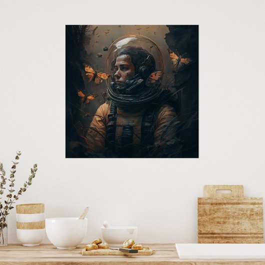 Poster casque (Keuken)