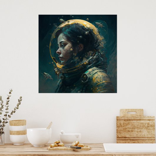 Poster casque (Keuken)