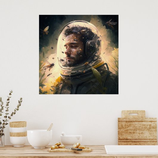 Poster casque (Keuken)