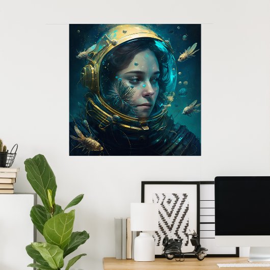Poster casque (Thuiskantoor)