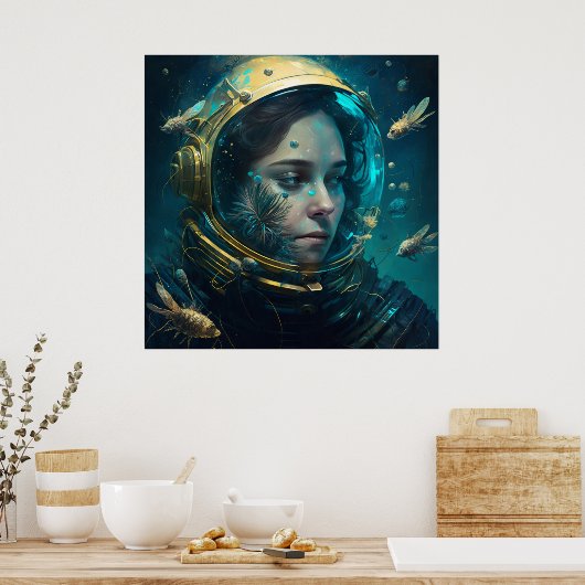 Poster casque (Keuken)