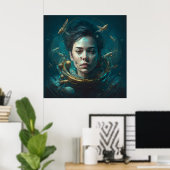 Poster casque (Thuiskantoor)