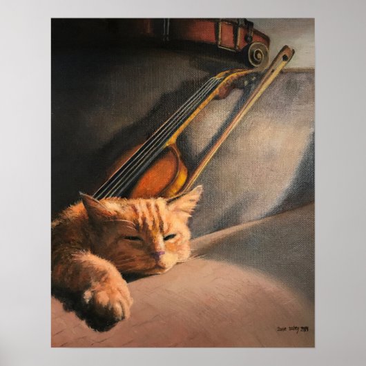 Poster "Cat and the Fiddle" 16x20 (Voorkant)
