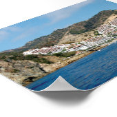 Poster Catalina Island Mountains (Hoek)