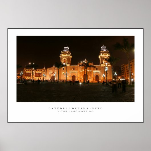 Poster Catedral do Peru (Voorkant)