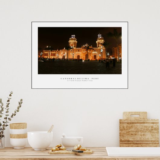 Poster Catedral do Peru (Keuken)