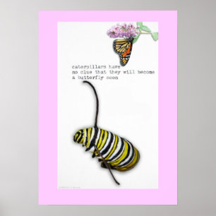 Poster Caterpijler Haiku