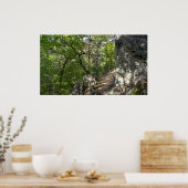 Poster Catherine Hoefijzer Trail Rock Wall Lake Ca (Keuken)