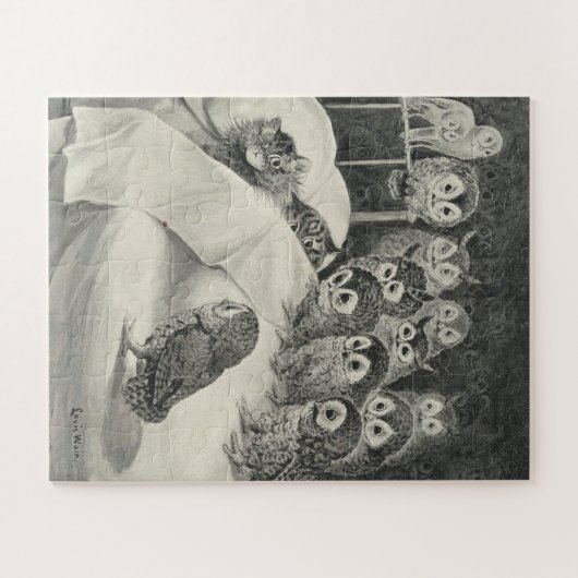 Póster Cats Nightmare. Louis Wain Legpuzzel (Horizontaal)