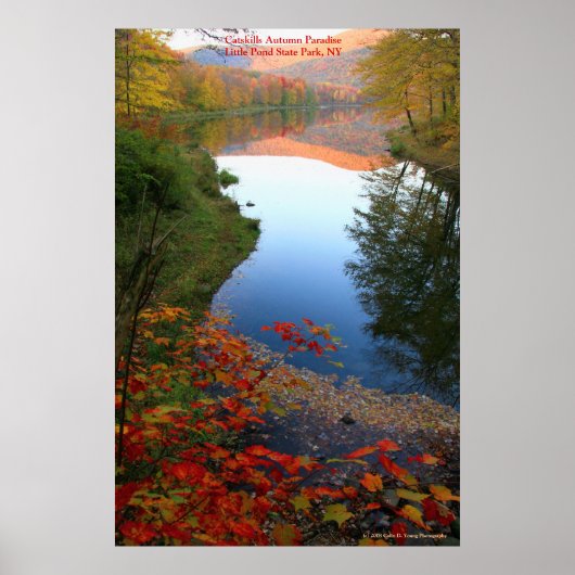 Poster Catskills Autumn Paradise (Voorkant)