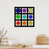 poster "Chakra Path" (zonder labels) (Keuken)