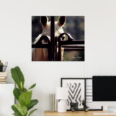 Poster, Change of Perspective, Horse, Farm, Rodeo Poster (Thuiskantoor)