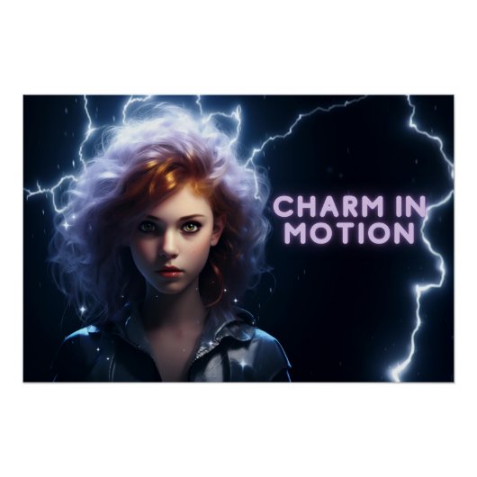 Poster Charm in Motion (Voorkant)
