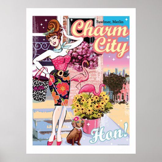 POSTER_CharmCityHon Poster (Voorkant)