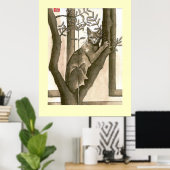 poster chat japonais (Thuiskantoor)
