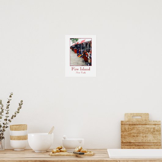 poster "Cherry Grove Pride Wagon" (Keuken)