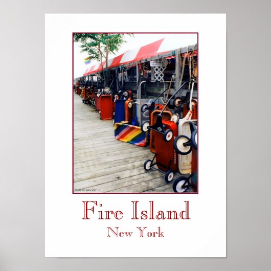 poster "Cherry Grove Pride Wagon" (Voorkant)