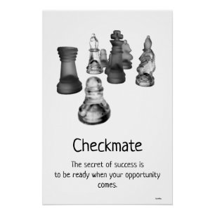 Poster Chess Checkmate