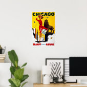 Poster- Chicago Advertisement Poster (Thuiskantoor)