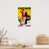 Poster- Chicago Advertisement Poster (Keuken)
