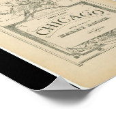 Poster- Chicago Art-Chicago Word & Muziek Poster (Hoek)