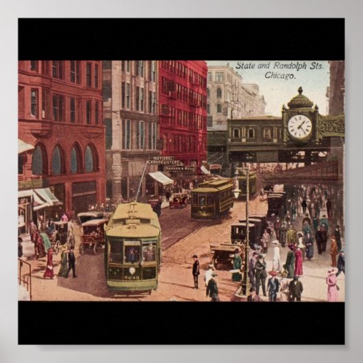 Poster- Chicago Art-State en Randolph 1940 Poster (Voorkant)