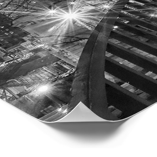 Poster Chicago Michigan Ave (Hoek)