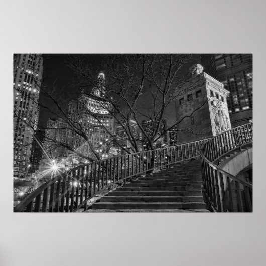 Poster Chicago Michigan Ave (Voorkant)