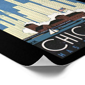 Poster- Chicago Travel Art-7 Poster (Hoek)