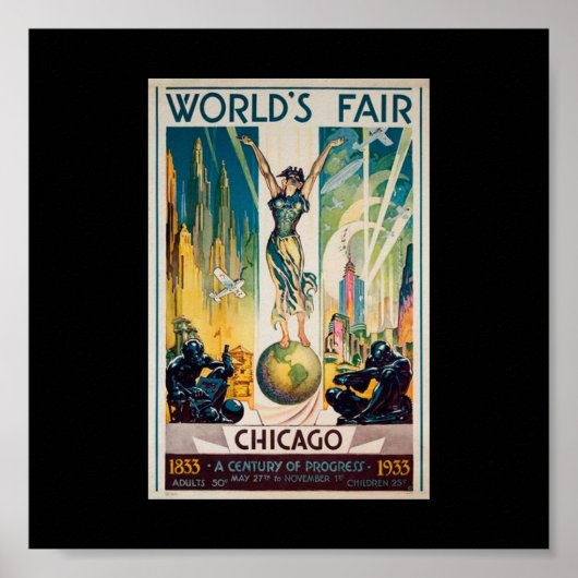 Poster-Chicago World's Fair-Century of Progress 3 Poster (Voorkant)