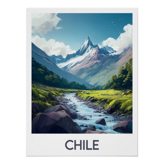 Poster Chile (Voorkant)