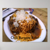 Poster Chili Burger (Voorkant)