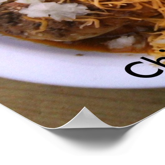 Poster Chili Burger (Hoek)