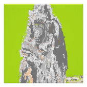 Poster Chimpansee (Voorkant)