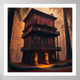 Poster Chinese Illustratie Matt