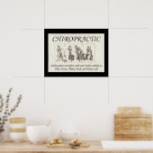 Poster chiropractische subluxing Quote (Keuken)