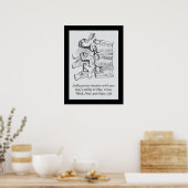 Poster chiropractische subluxing Quote (Keuken)