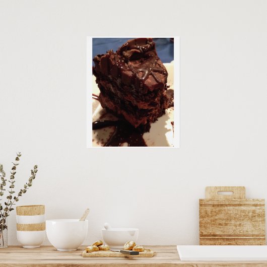 Poster Chocolade Cake (Keuken)