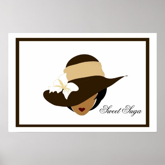 Poster Chocolate Sweet Suga (Voorkant)